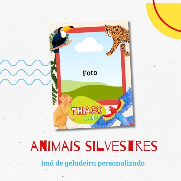 Imã de Geladeira Animais Brasileiros