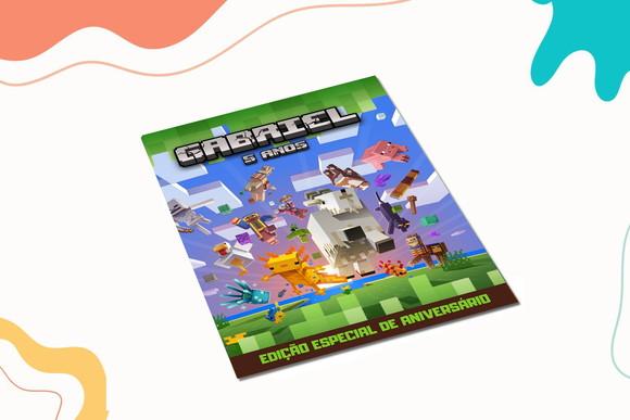 Revistinha de Colorir Minecraft