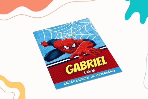 Revistinha de Colorir Homem Aranha