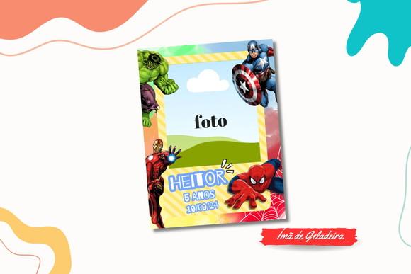 Imã de Geladeira Vingadores