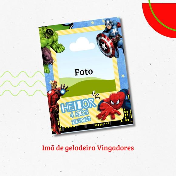Imã de Geladeira Vingadores