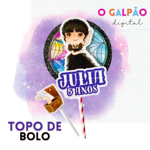Topo de Bolo Wandinha