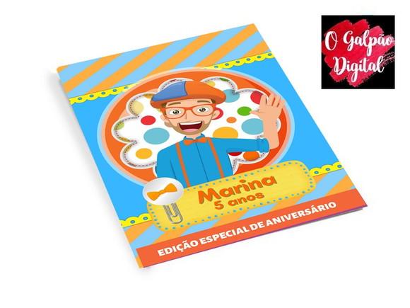 Revistinha de Colorir Blippi