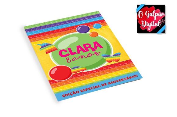 Revistinha de Colorir Pop It