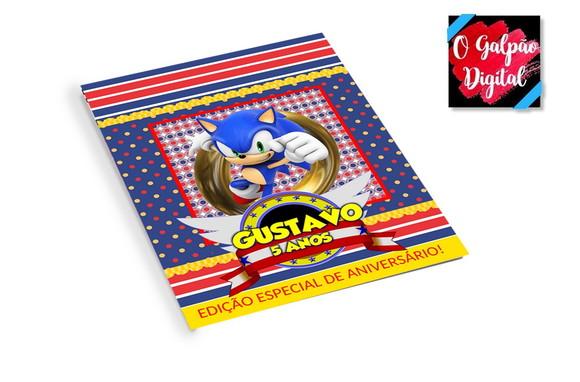 Revistinha de Colorir Sonic