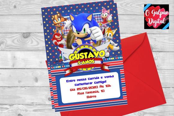 Convite Sonic