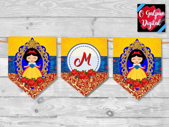 Bandeirola Branca de Neve