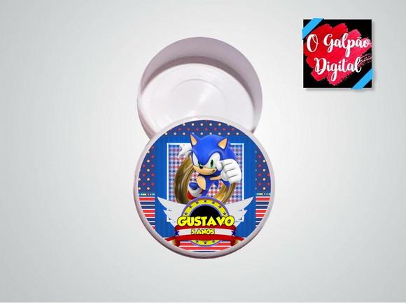 Rótulo de Latinha Sonic