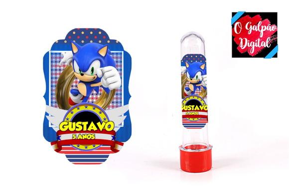 Rótulo de Tubete Sonic