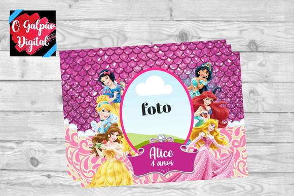 Imã de Geladeira Princesas