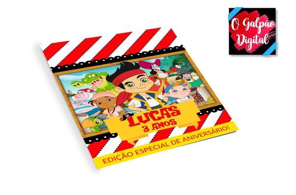 Revistinha de Colorir Jake e os Piratas