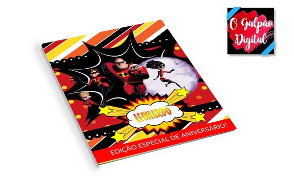 Revistinha de Colorir os Incríveis