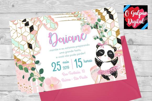 Convite Panda