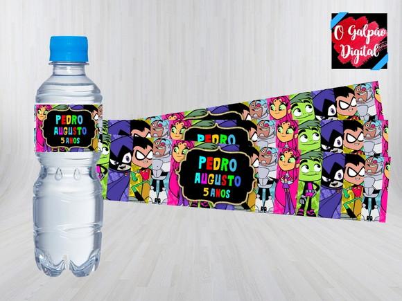 Rótulo de Água Jovens Titãs