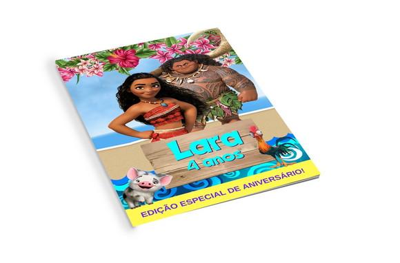 Revistinha de Colorir Moana
