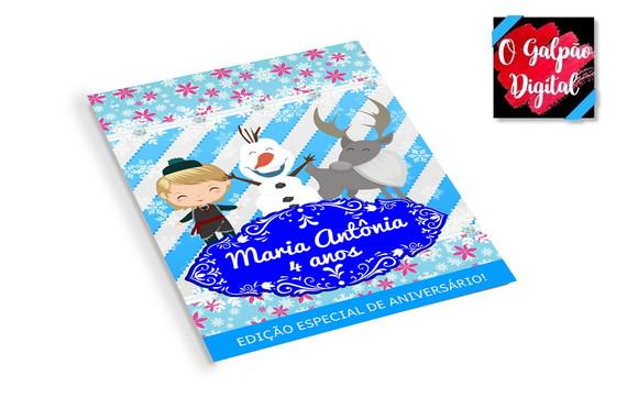 Revistinha de Colorir Frozen