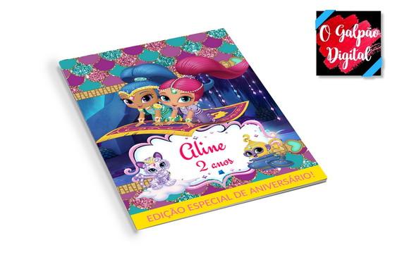 Revistinha de Colorir Shimmer e Shine