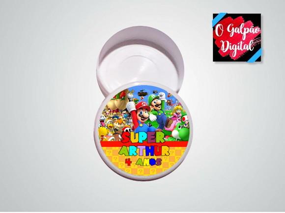 Rótulo de Latinha Mario Bros