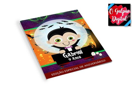Revistinha de Colorir Halloween