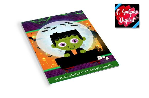 Revistinha de Colorir Halloween
