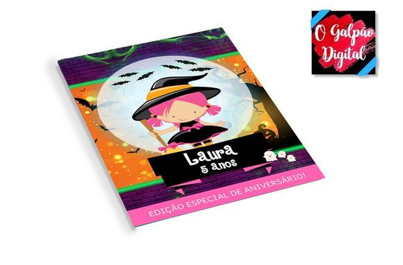 Revistinha de Colorir Halloween