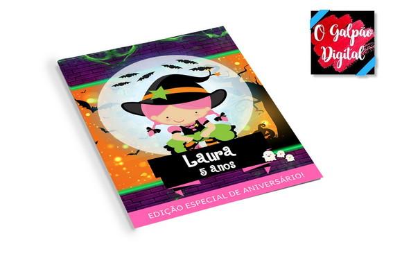 Revistinha de Colorir Halloween