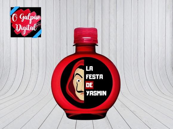 Rótulo de Água Ouro Fino La Casa de Papel