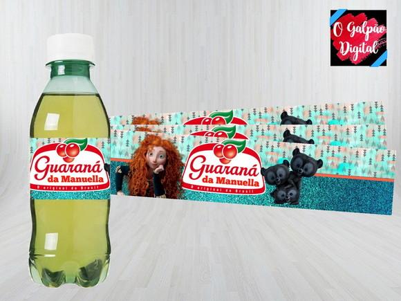 Rótulo de Guaraná Valente