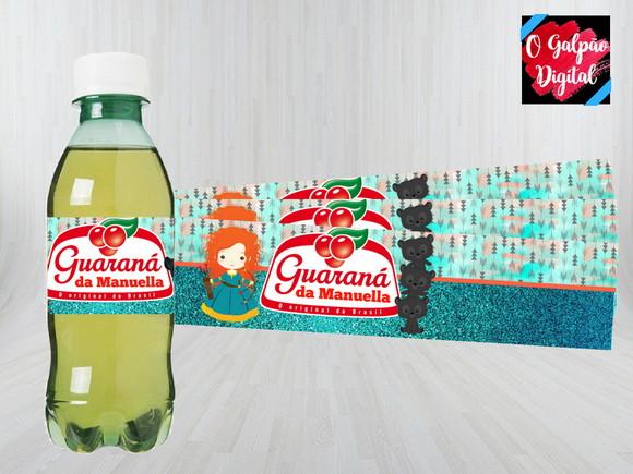 Rótulo de Guaraná Valente
