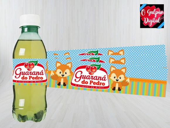 Rótulo de Guaraná Raposa