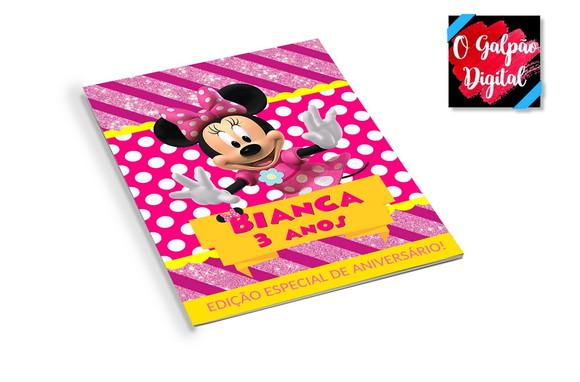 Revistinha de Colorir Minnie Rosa