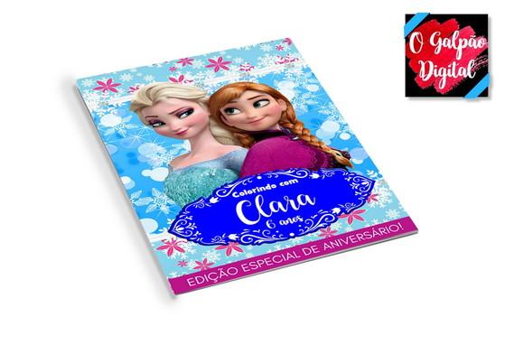 Revistinha de Colorir Frozen