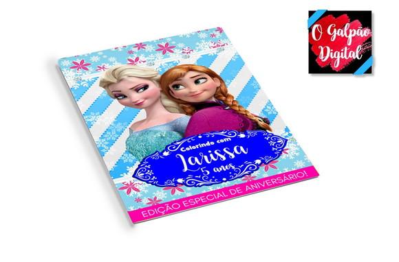 Revistinha de Colorir Frozen