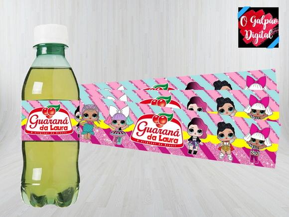Rótulo de Guaraná Lol Surprise