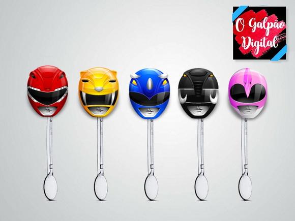 Colherzinha Power Rangers