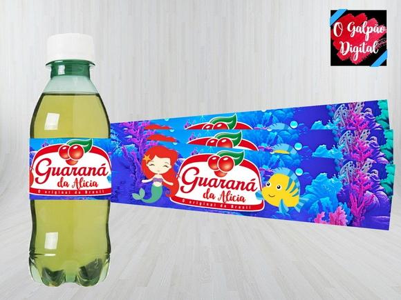 Rótulo de Guaraná Ariel