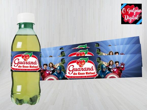 Rótulo de Guaraná Vingadores