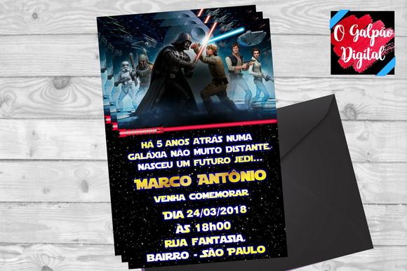 Convite Star Wars
