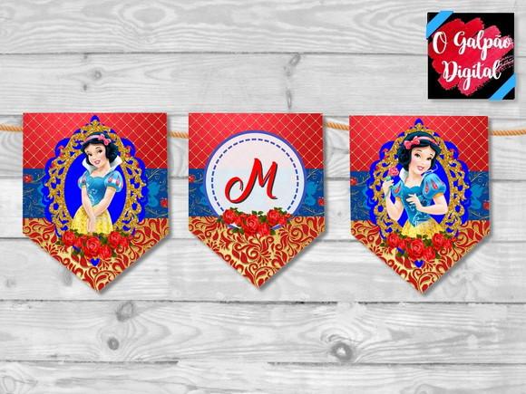 Bandeirola Branca de Neve