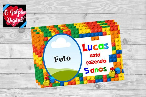 Ímã de Geladeira Lego