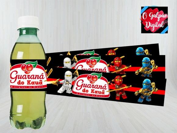 Rótulo de Guaraná Ninjago
