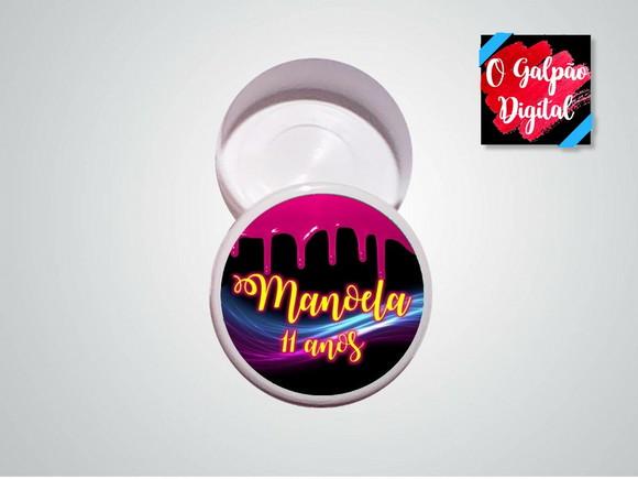 Rótulo de Latinha Neon