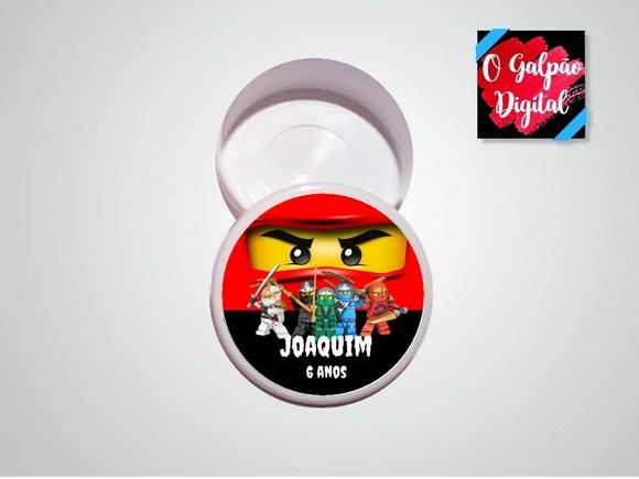 Rótulo de Latinha Ninjago