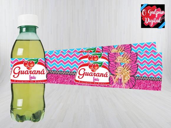 Rótulo de Guaraná Barbie Fada