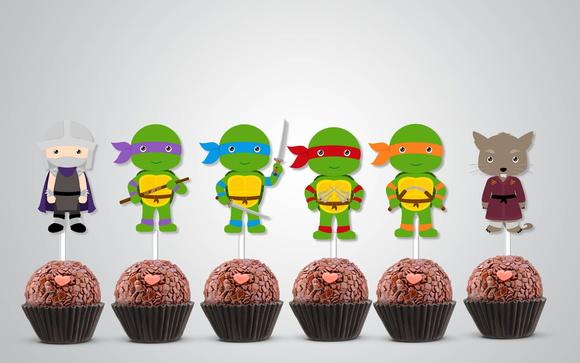Topper Tartarugas Ninjas