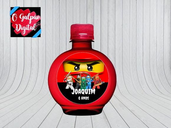 Rótulo de Água Ouro Fino Ninjago