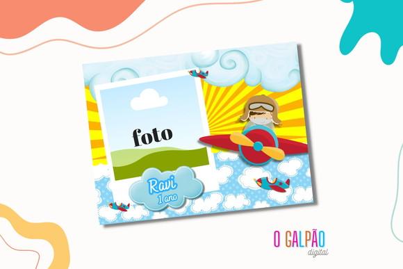 Ímã de Geladeira Aviador