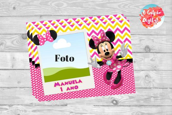 Ímã de Geladeira Minnie Rosa