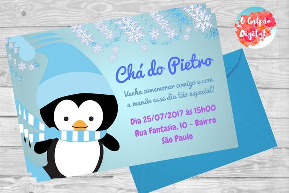 Convite Pinguim