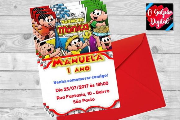 Convite Mônica